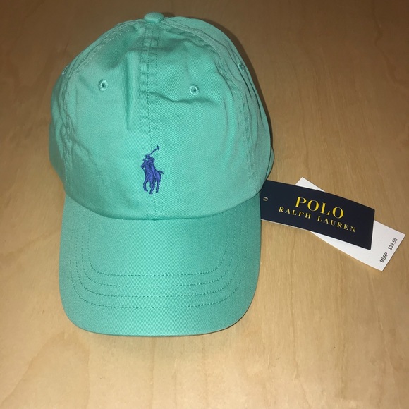 Polo Ralph Lauren Other - NEW Men’s POLO RALPH LAUREN Cotton Green Blue Hat